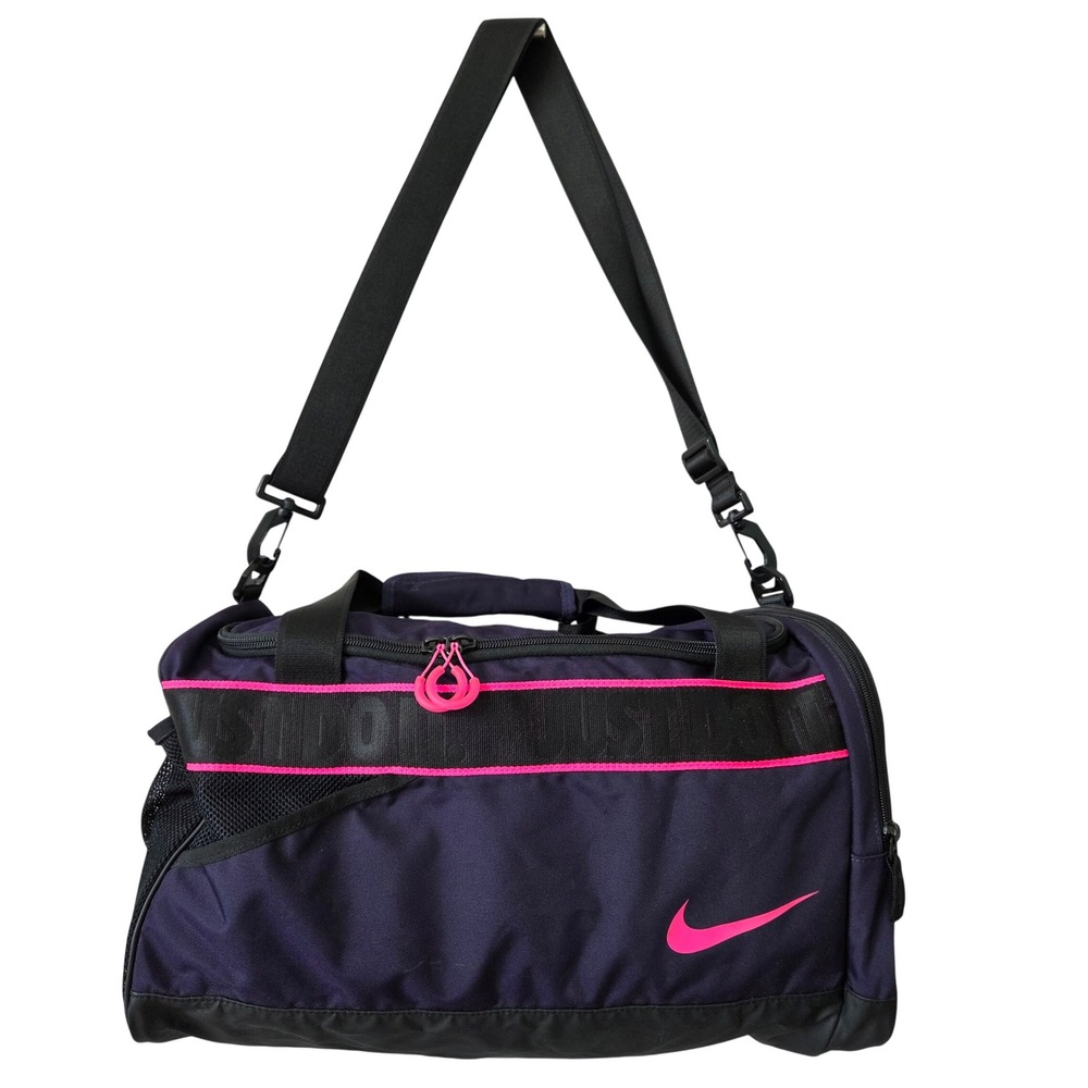 Nike Varsity Duffle Bag Gym Club Purple Pink BA4732-566 Just Do It Training